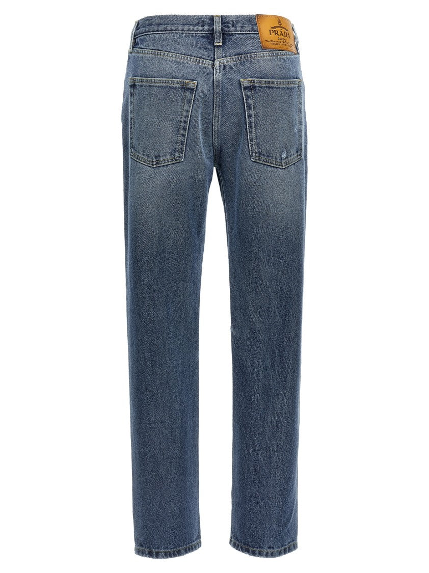 Prada Delavé Cotton Denim Jeans
