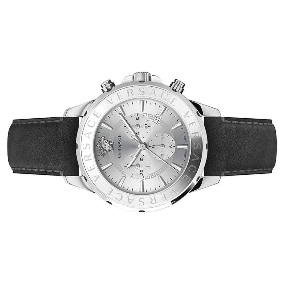 Versace Chronograph Vev601223 By Versace In Stainless Steel