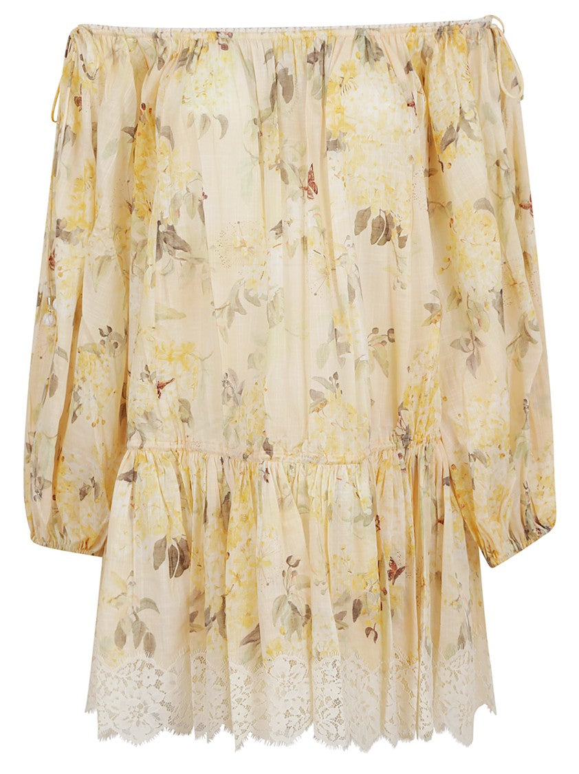 Zimmermann Cascadian Tiered Mini Dress