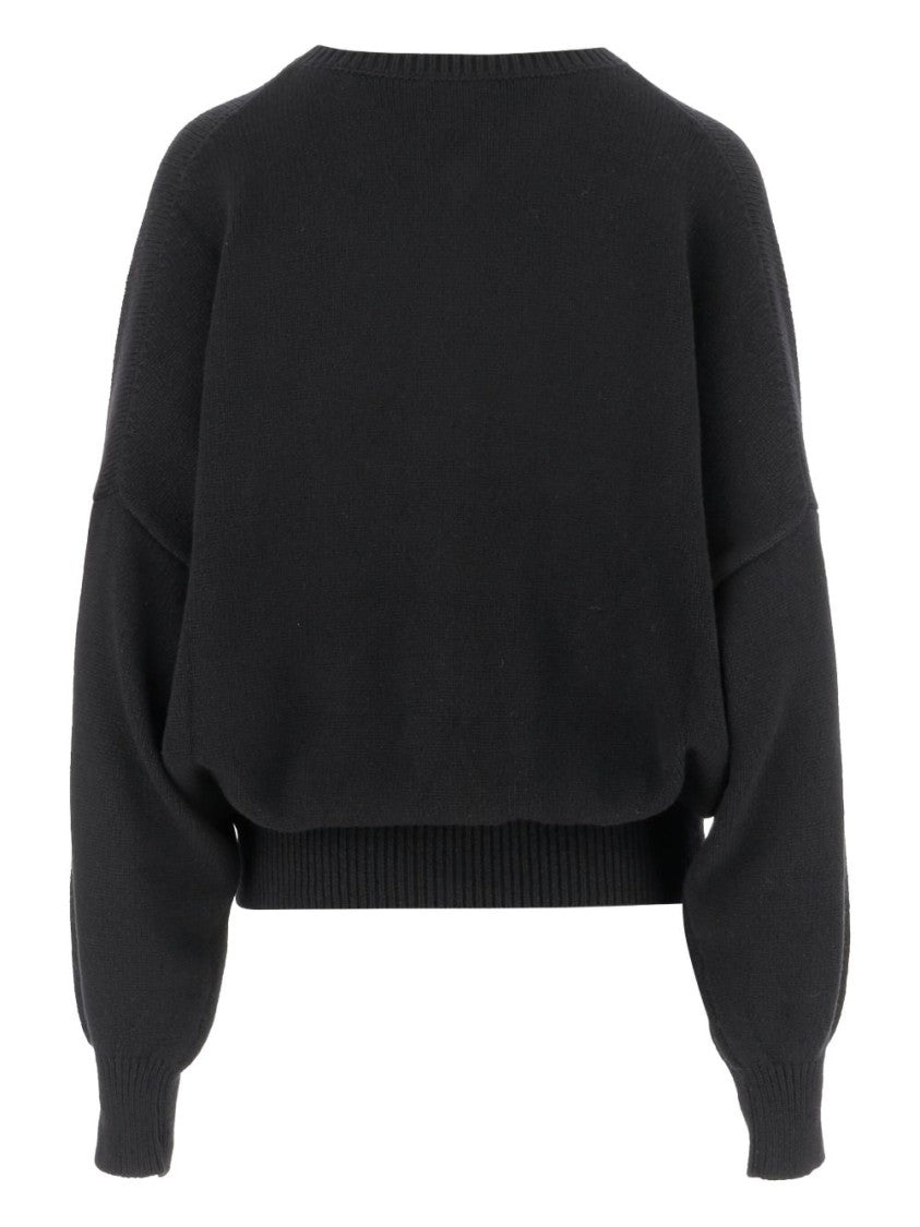 Khaite Cashmere Knit Sweater With V-Neck