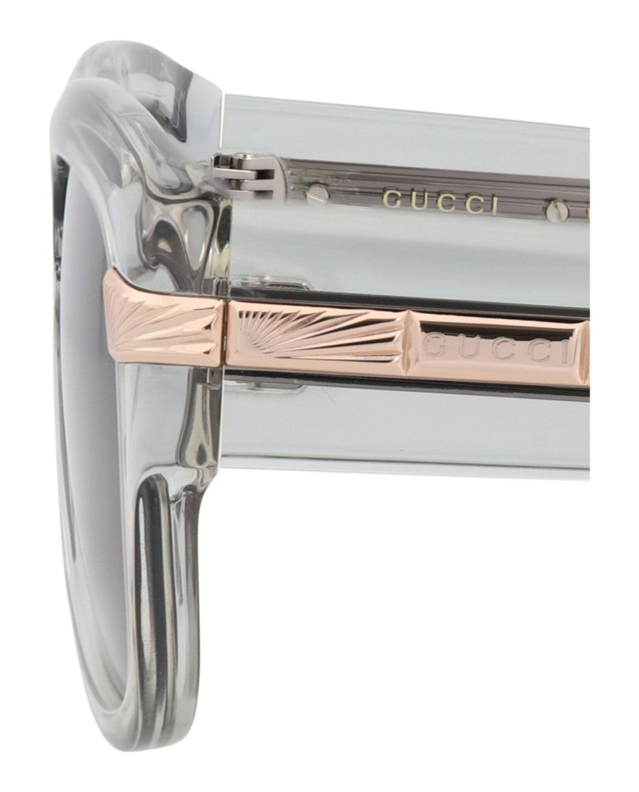 Gucci Square-Frame Recycled Acetate Sunglasses