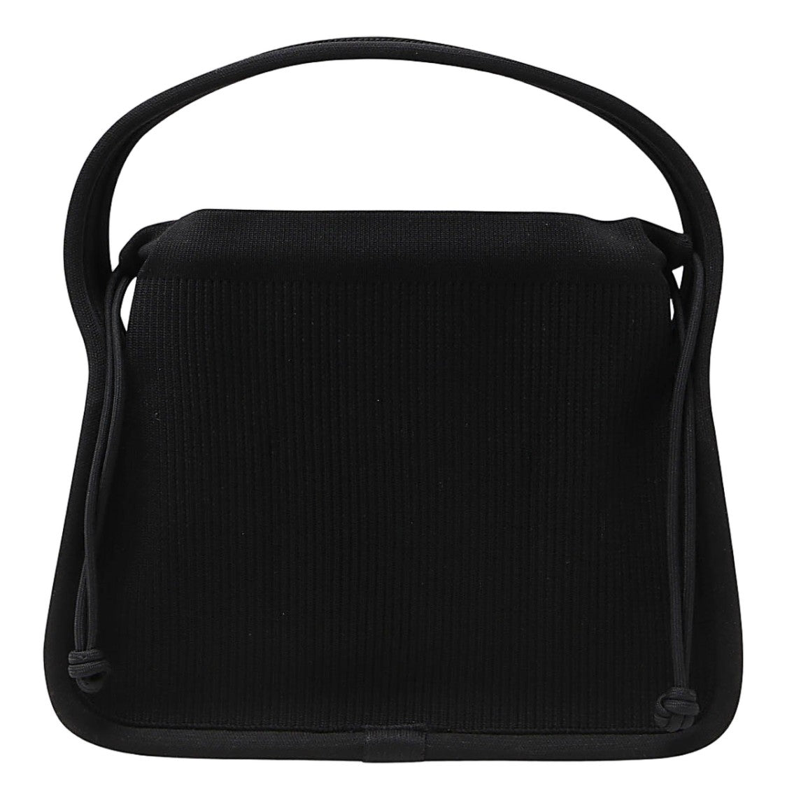 Alexander Wang Structured Black Handbag With Curved Rectangular Shape