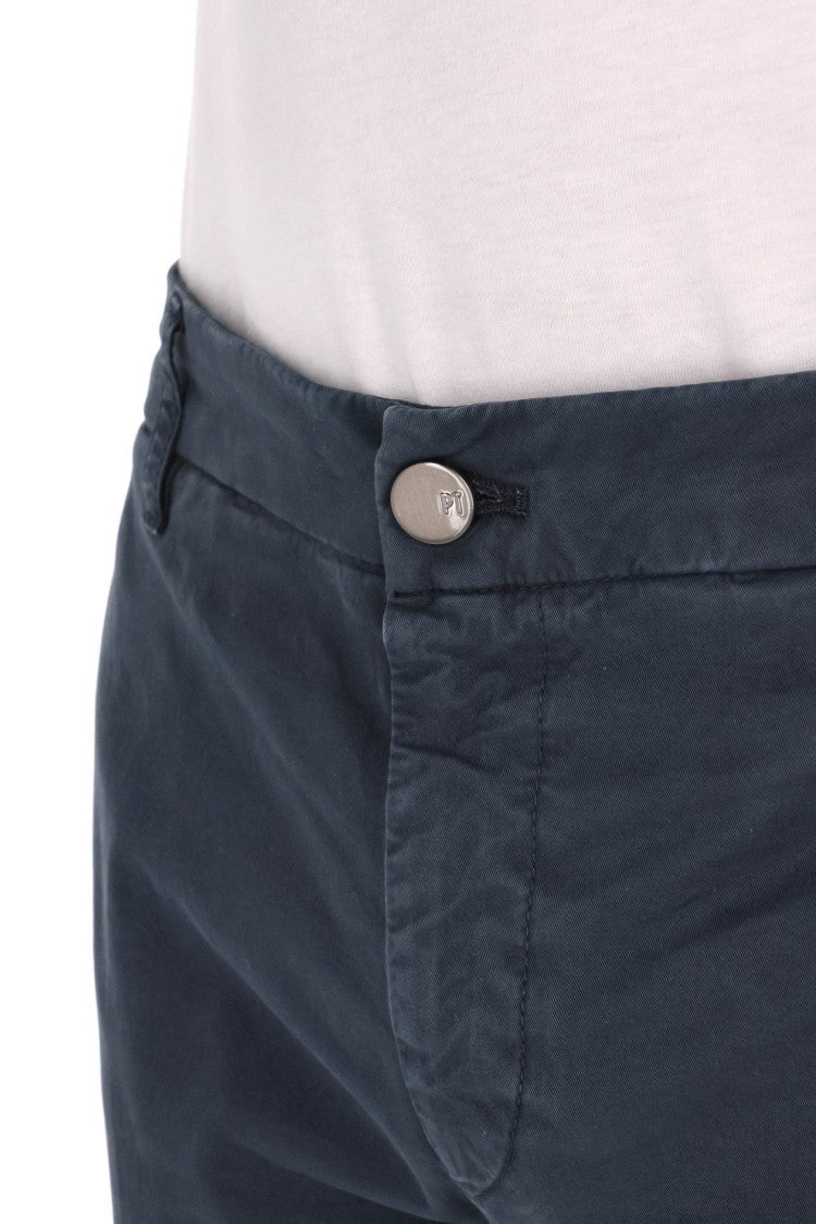 Pt Denim Cotton Twill Trousers