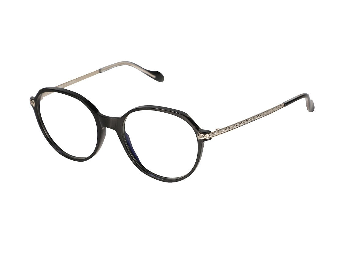 Kador Black Mary Round Eyeglasses