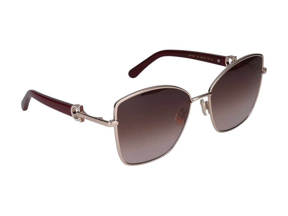Salvatore Ferragamo Sunglasses Salvatore Ferragamo Sf312sr 773 Rose Gold/Wine Gradient 60/18/140