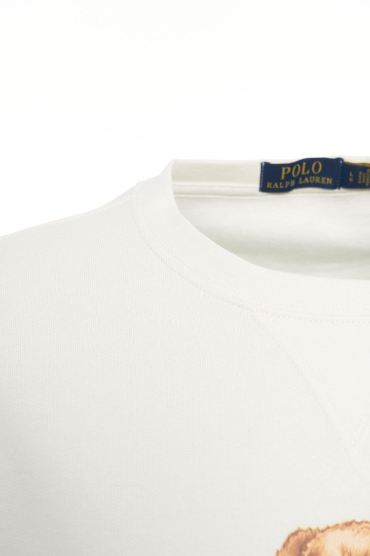 Polo Ralph Lauren Crew Neck Sweatshirt With Playful Bear Print