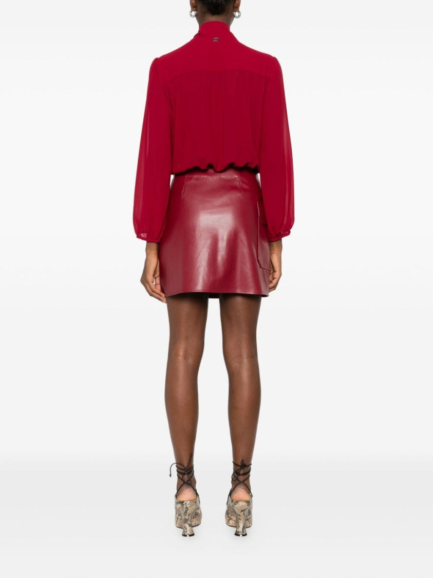 Liu Jo Mini Dress With Tied Neckline