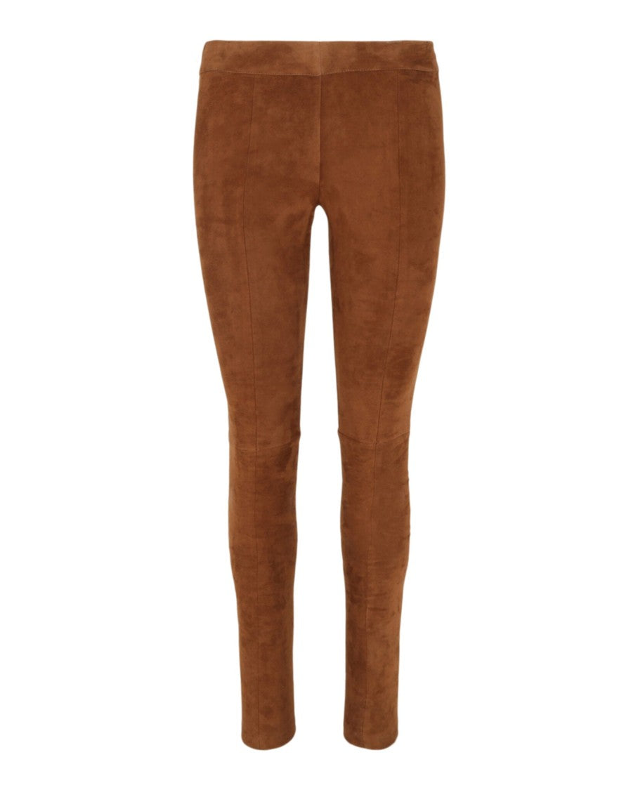 Ferragamo Suede Leggings