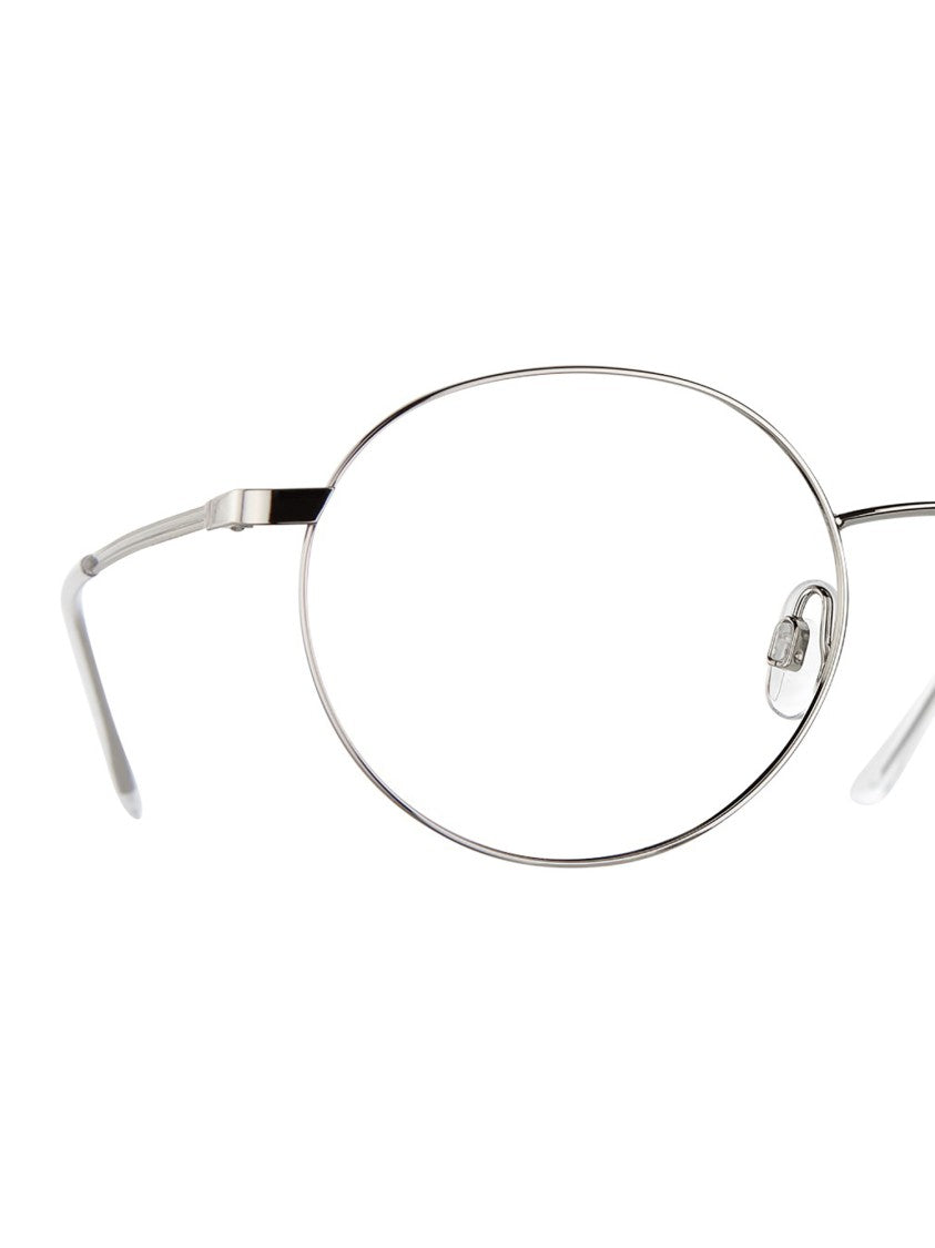 Look At Me Minimalist Silver Metal Optical Frames