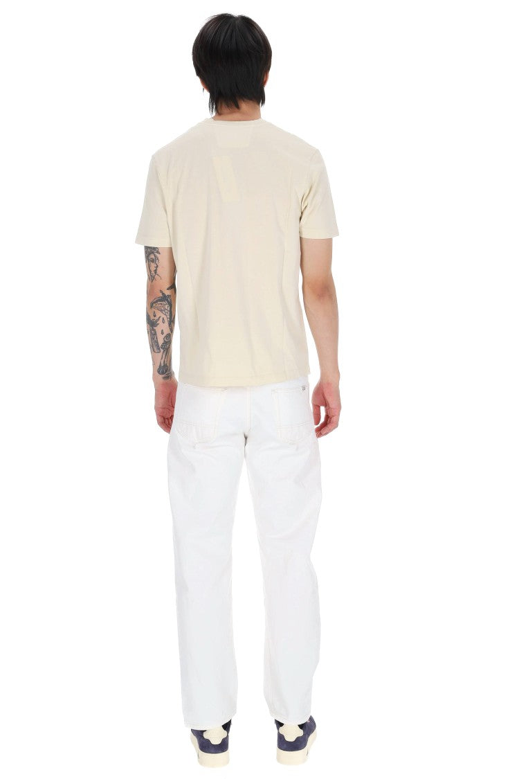C.P. Company Cream 24/1 Cotton Jersey T-Shirt