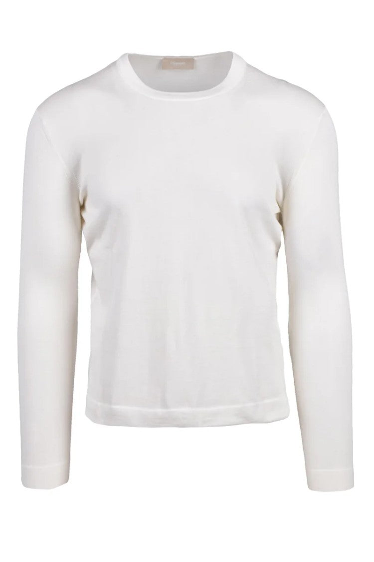 Drumohr Crew Neck Sweater - White