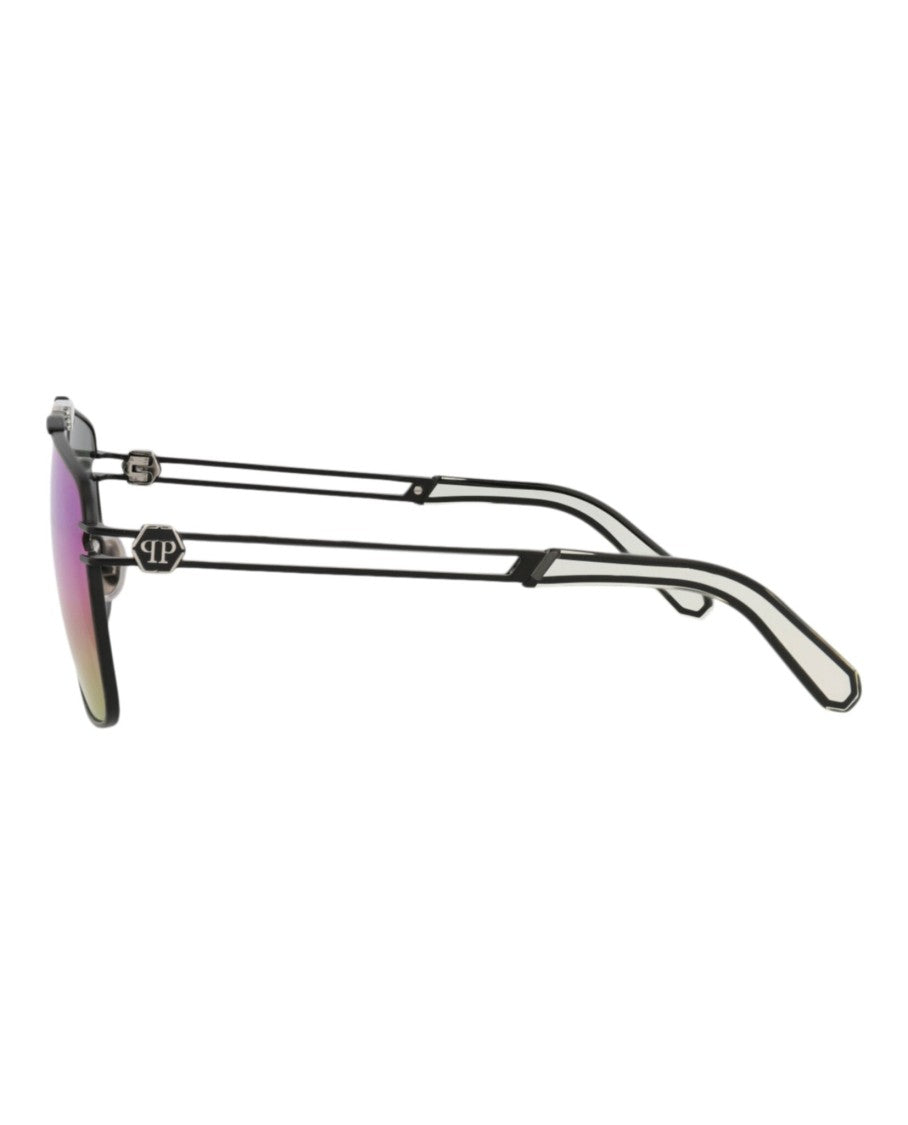 Philipp Plein Aviator-Frame Titanium Sunglasses With Gradient Lenses