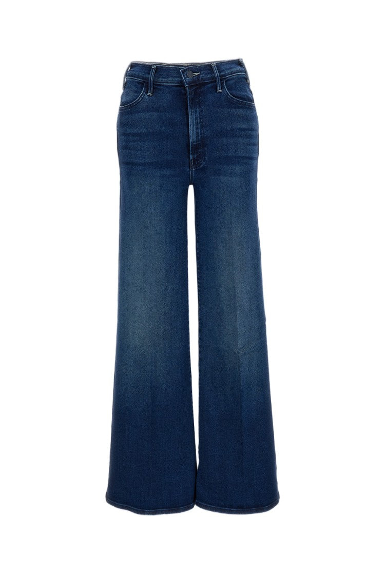 Mother Blue The Hustler Roller Stretch Jeans