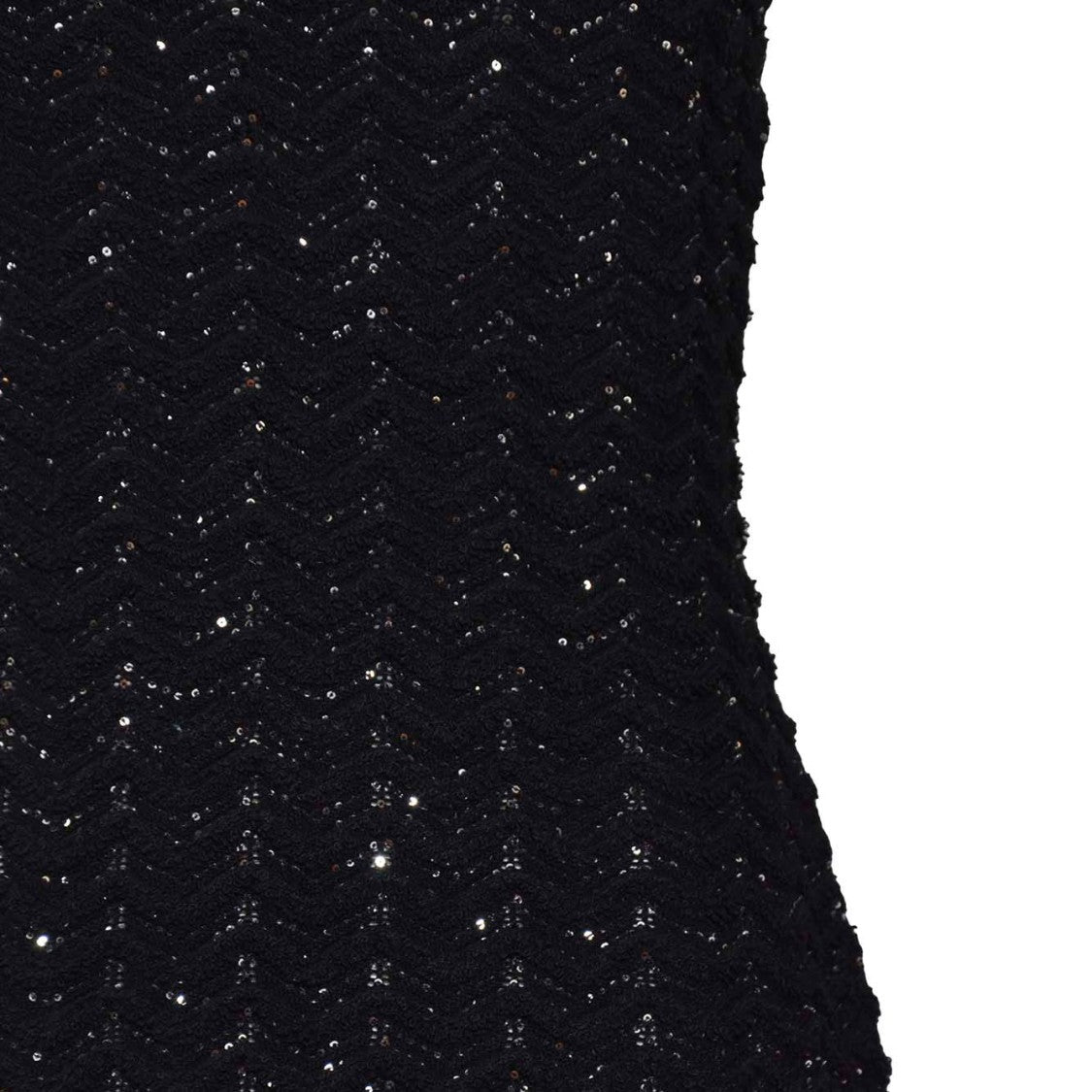 Missoni Black Viscose Tank Top With Sequins