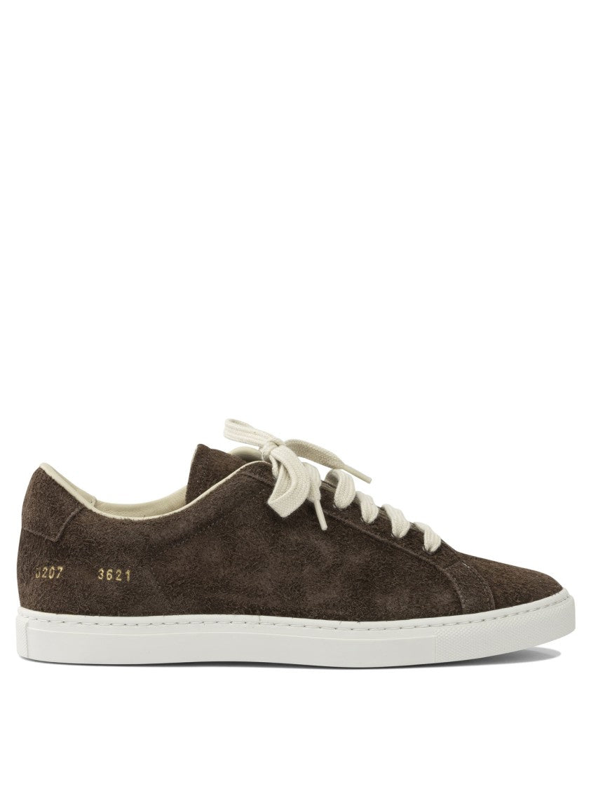 Common Projects Low-Top Dark Brown Suede Sneakers