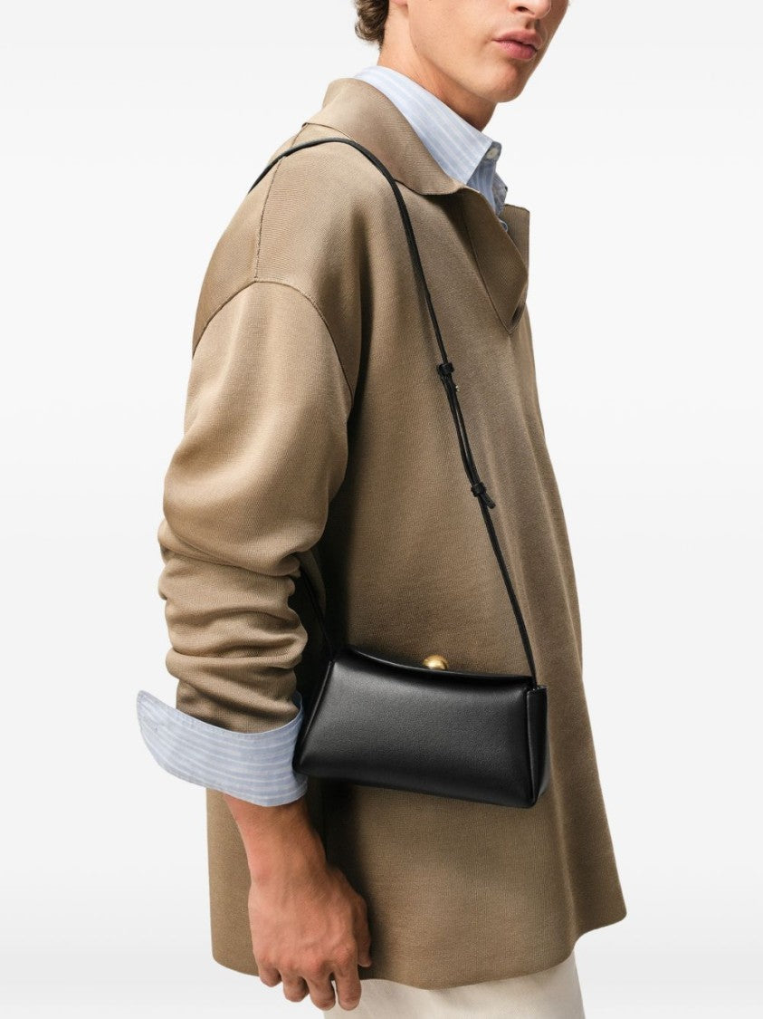 Ami Paris Gold Button Shoulder Bag