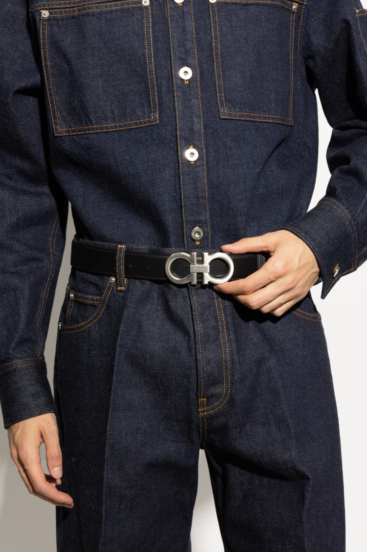 Ferragamo Reversible Leather Belt