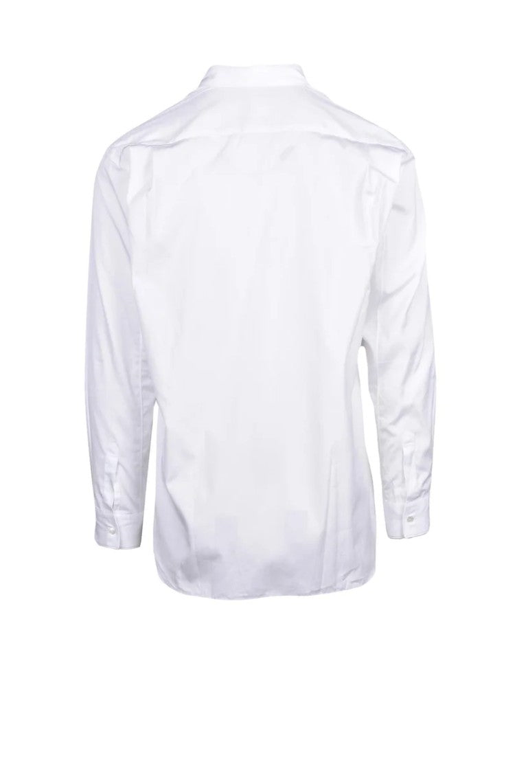 Comme Des Garçons Long-Sleeve White Casual Shirt