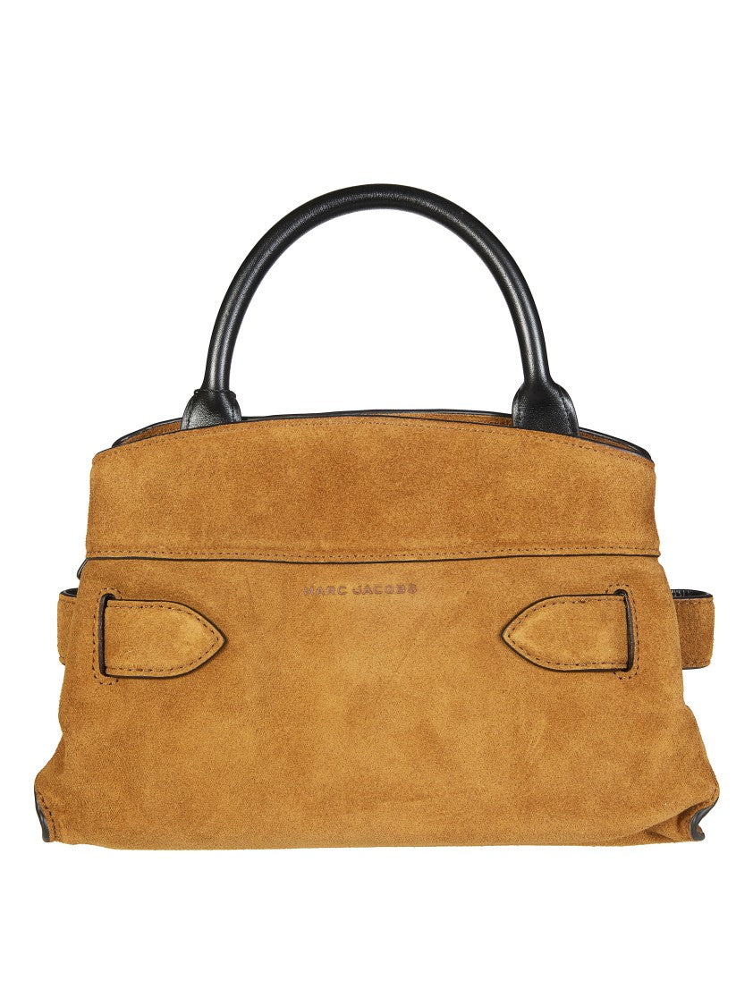 Marc Jacobs Rich Brown Suede S Small Satchel Bag