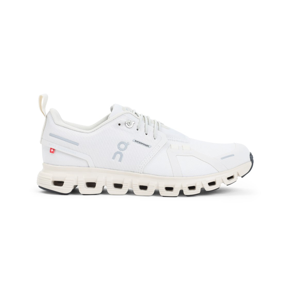 On Pearl Cream White Textile Cloud 6 Wp Sneakers