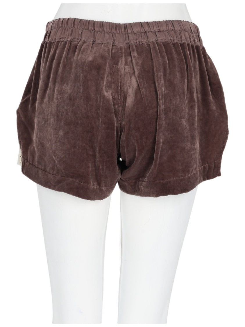 Rick Owens Fog Boxer Layered Hem Viscose-Blend Shorts