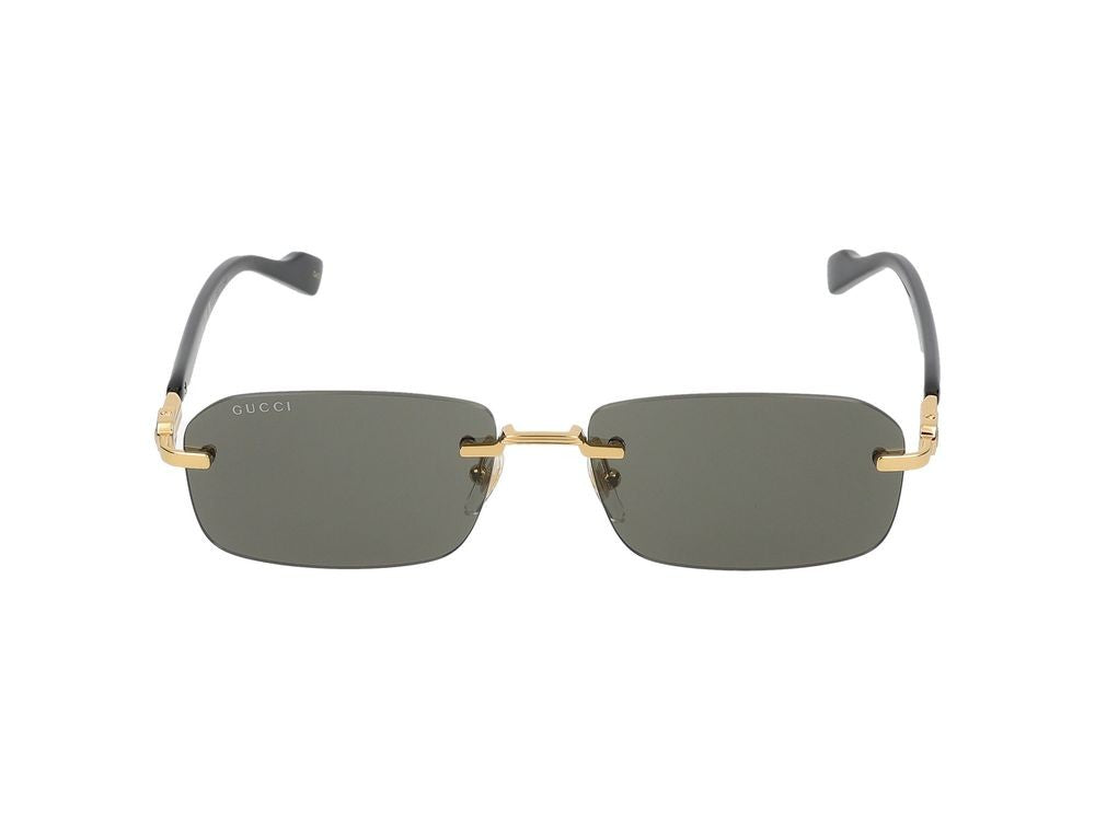 Gucci Sunglasses Gg1221s 001 Gold Black Grey 56/16/140