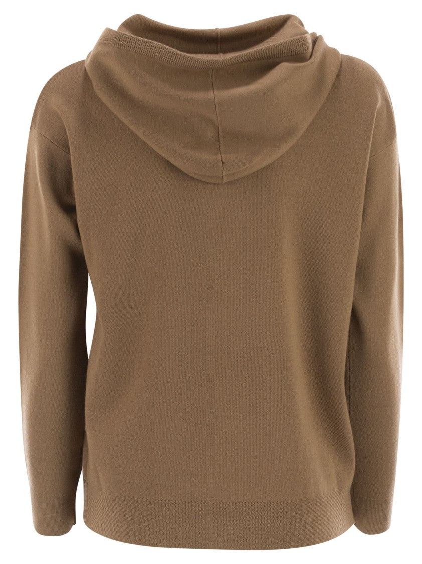 Max Mara Taddeo Sweatshirt In Wool Yarn