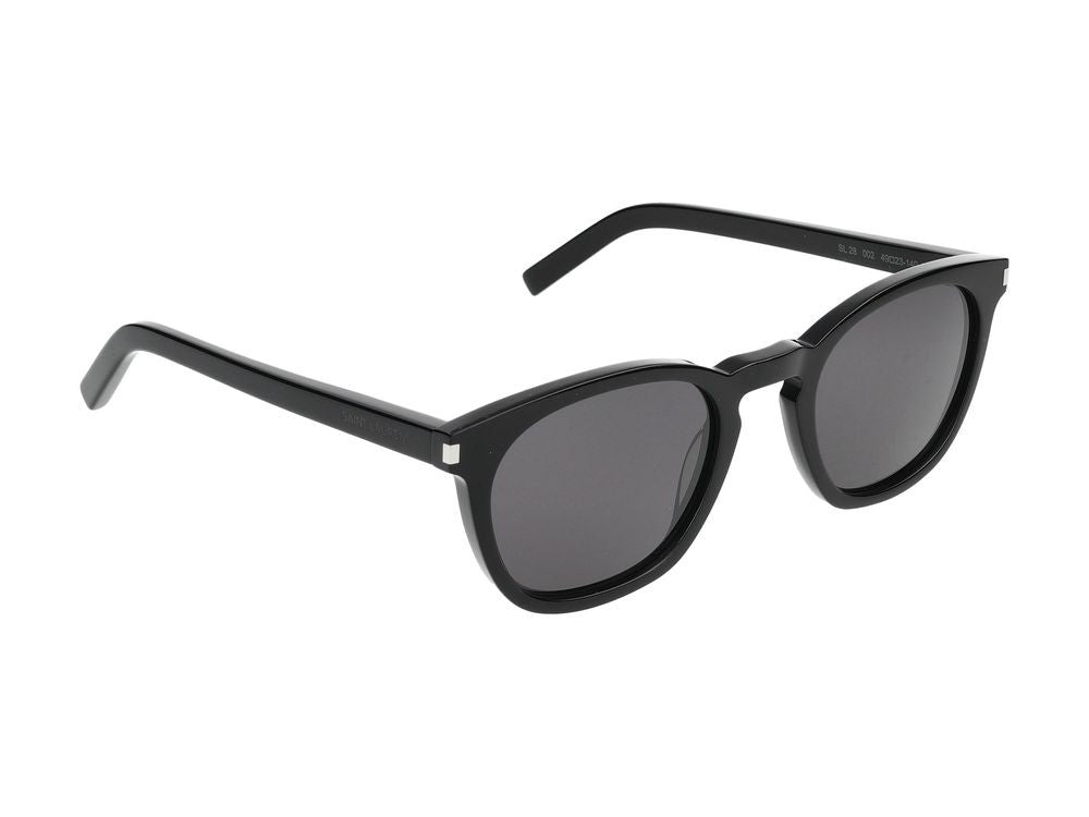 Saint Laurent Acetate Frame Sunglasses With Dark Smoke Lenses Sl 28 002