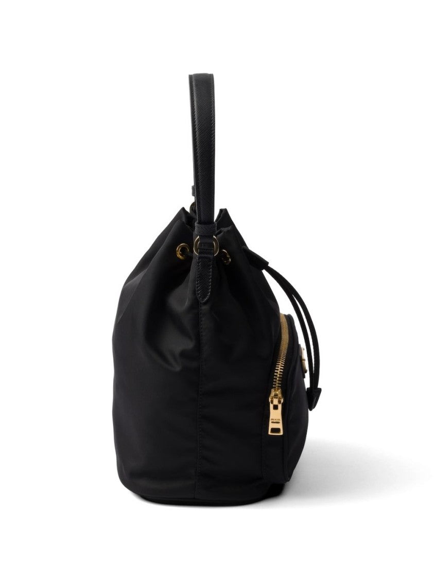 Prada Black Prada Duet Re-Nylon Bucket Bag