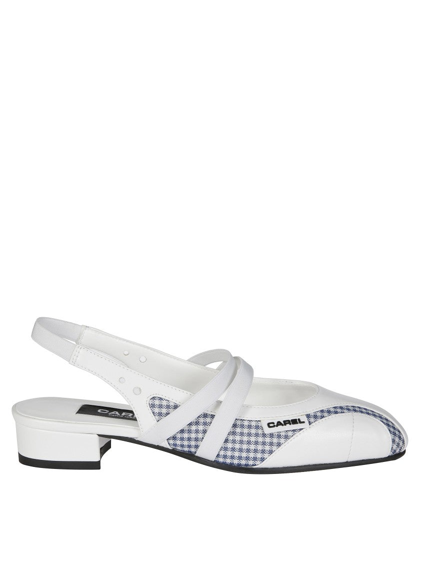 Carel Slingback Shoe With Wide Heel