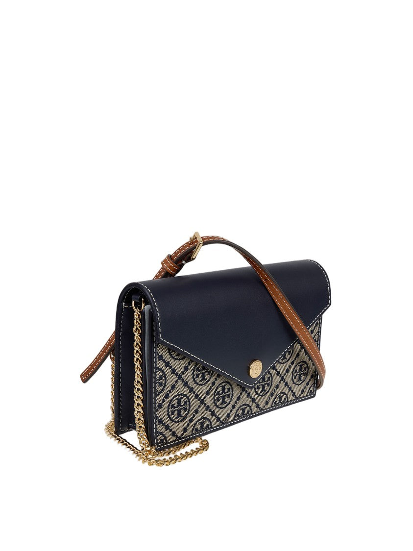 Tory Burch T Monogram Enevelope Chain Wallet