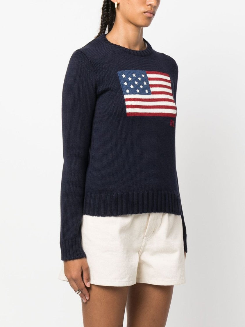 Polo Ralph Lauren Navy Blue Knitted Sweater