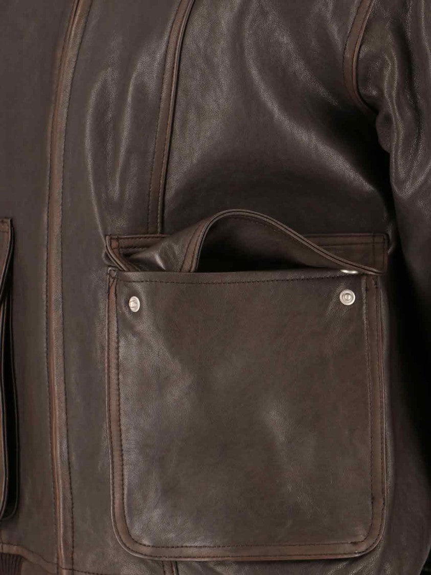 Dunst Lambskin Jacket – Brown