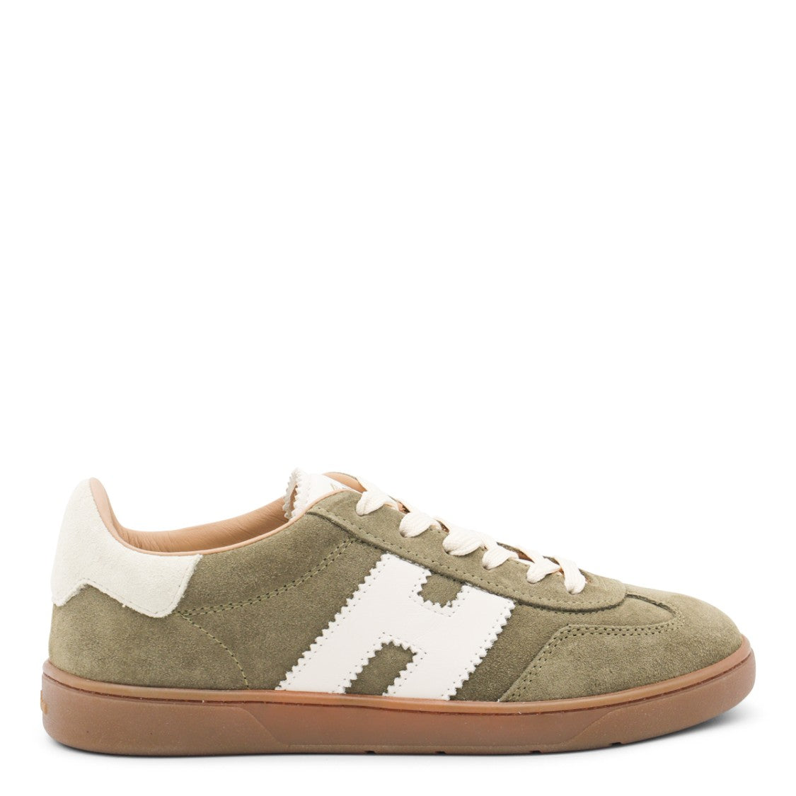 Hogan Light Green Leather Sneakers