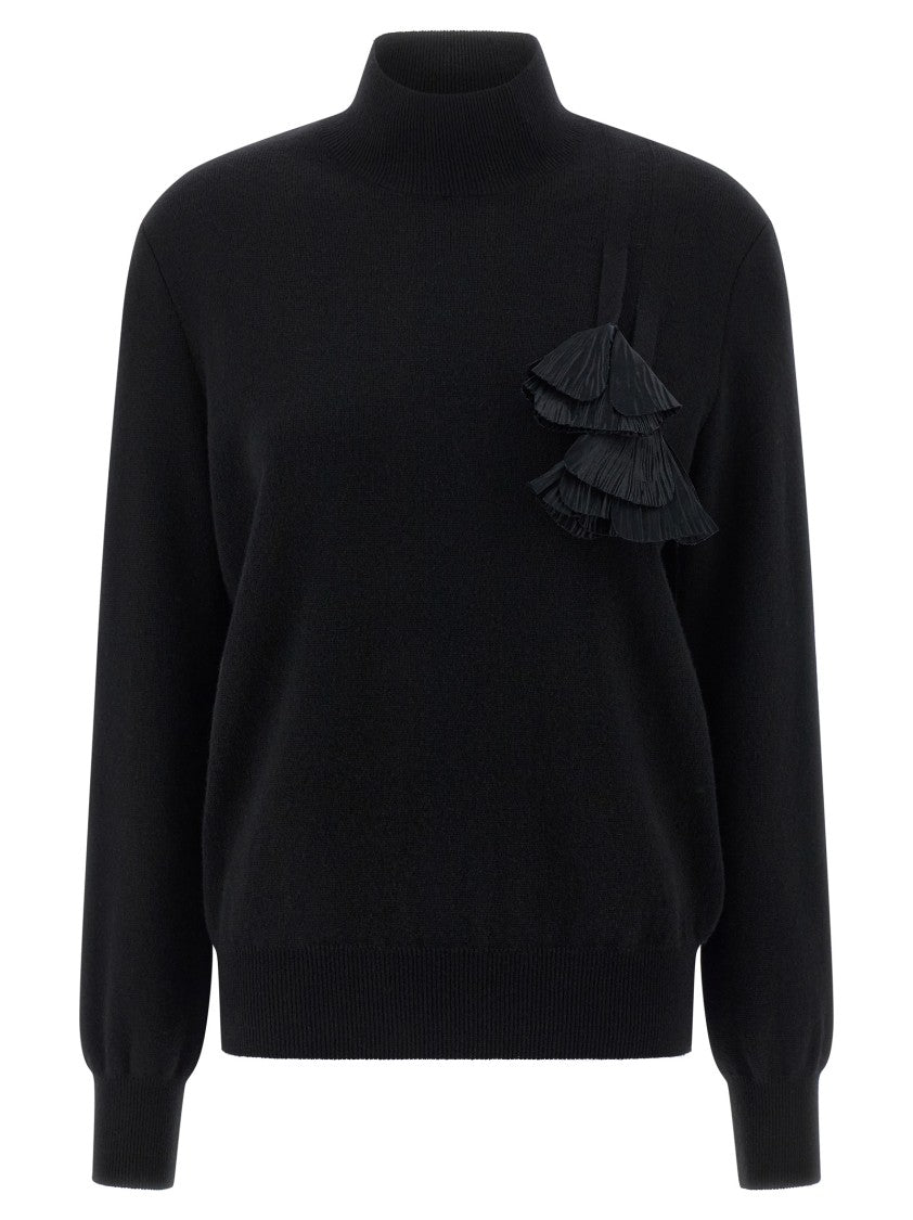 Ferragamo Floral Insert Sweater