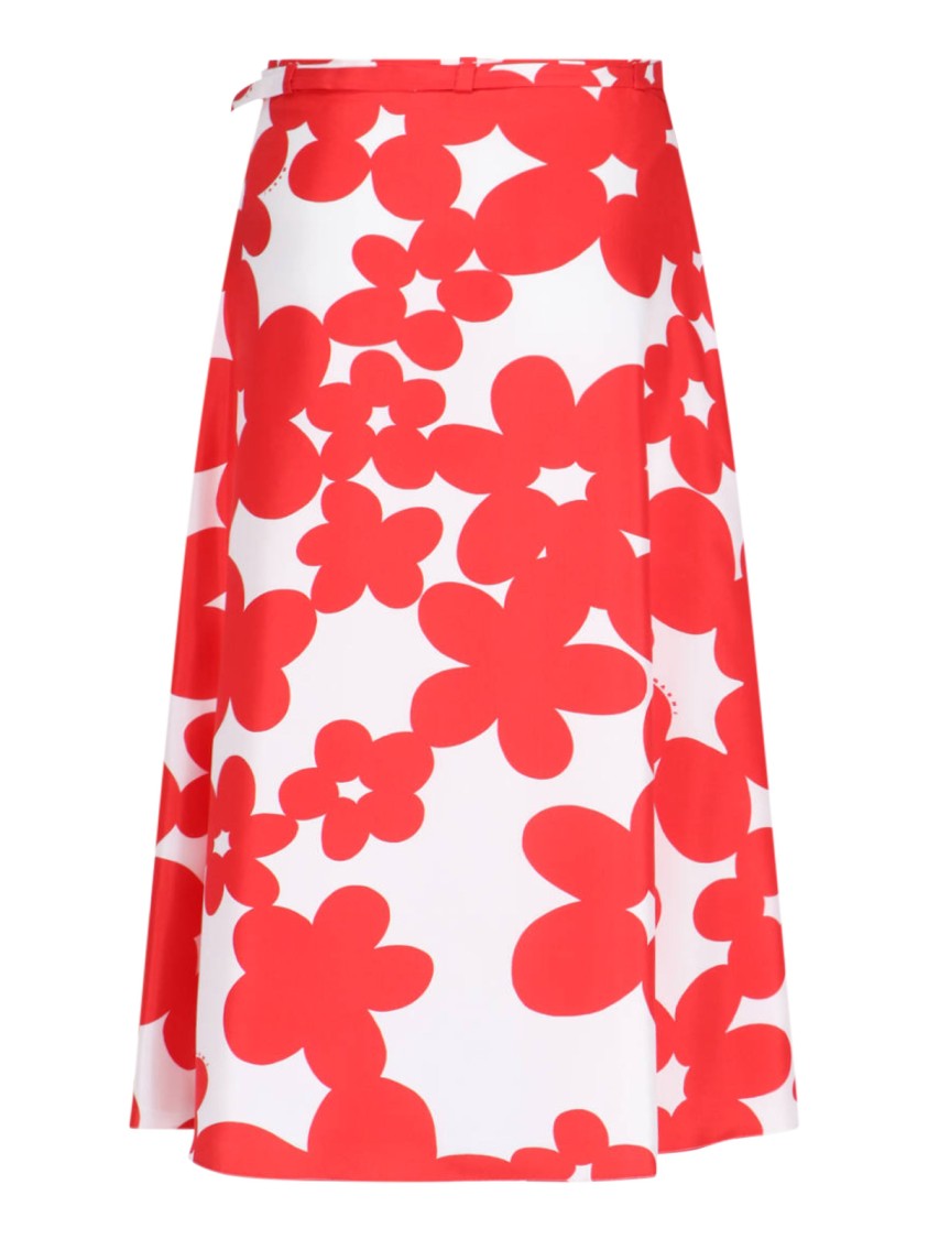 Marni Dillies' Midi Skirt – White