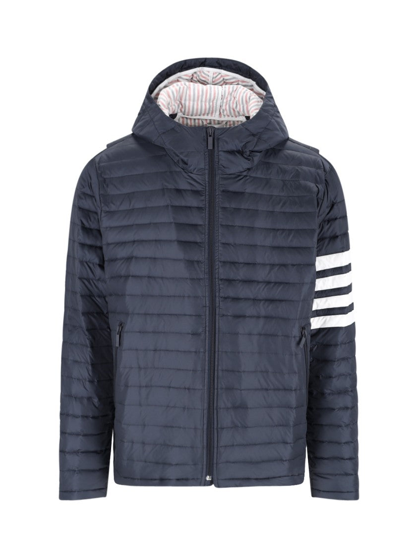 Thom Browne '4-Bar' Puffer Jacket – Blue