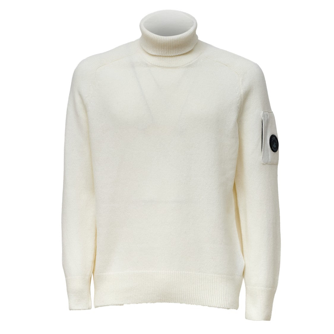 C.P. Company Lambswool Grs Turtleneck Sweater With Iconic Lens Detail