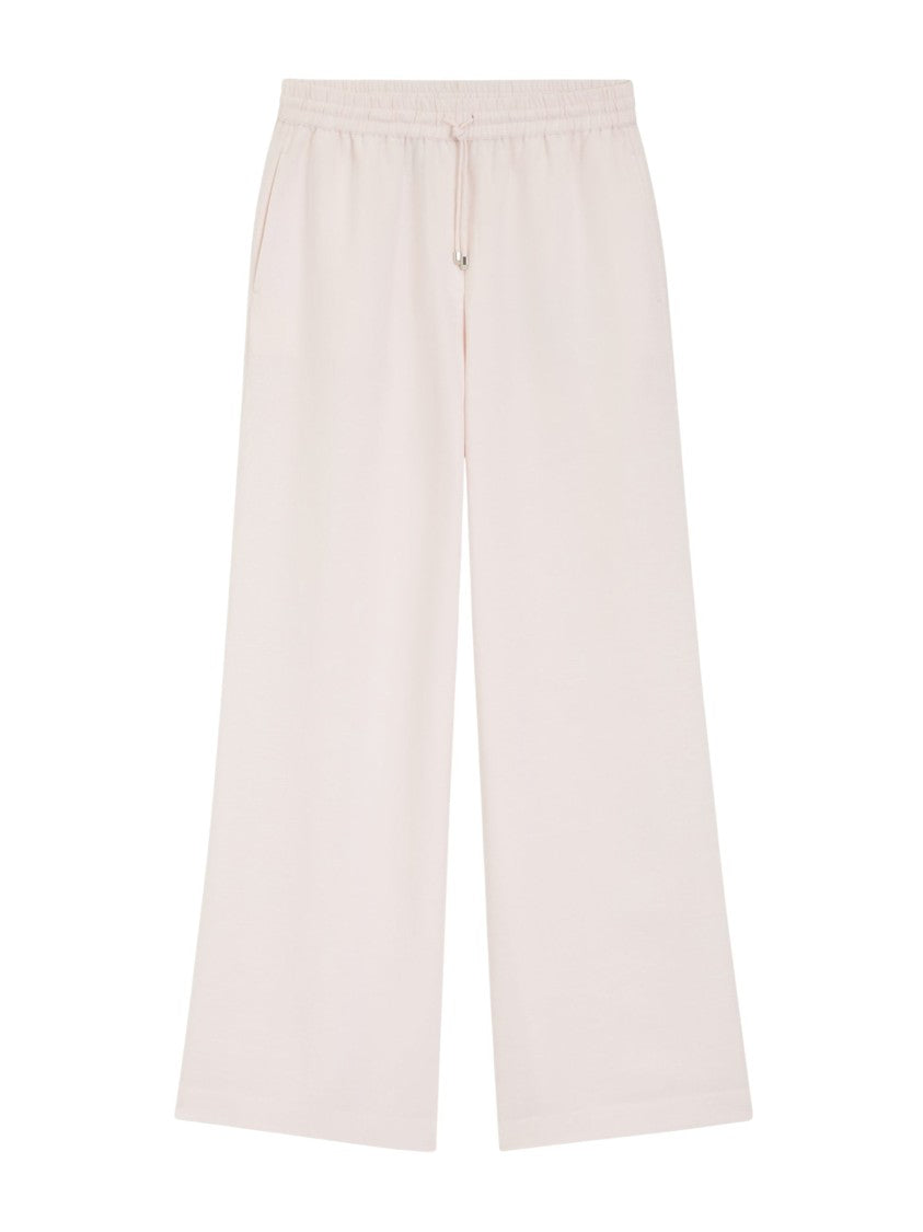Boss Relaxed Fit Drawstring Wide-Leg Pants