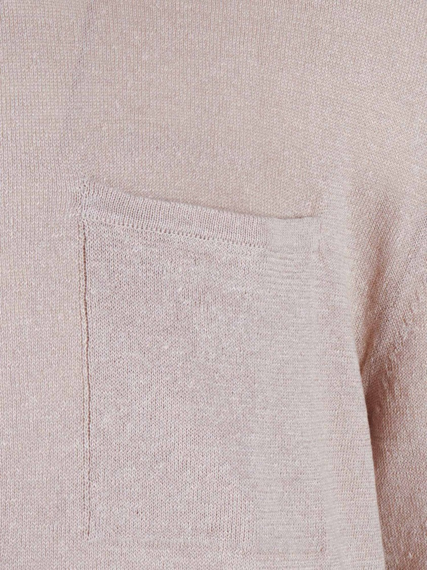 Sette Fili Cashmere Short Sleeve Chest Pocket Casual Shirt