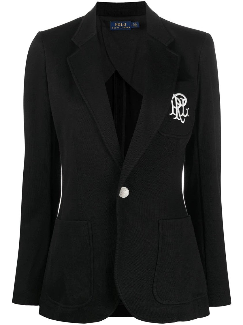 Polo Ralph Lauren Tailored Black Blazer With Classic Lapel