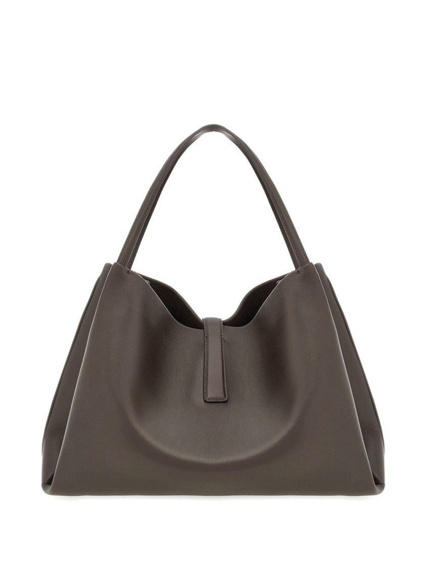 Ferragamo Slouchy Brown Leather Handbag