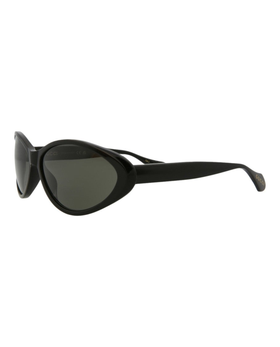 Gucci Round-Frame Recycled Acetate Sunglasses