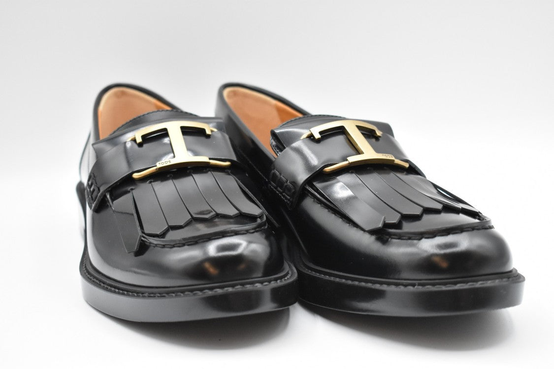 Tod's Black Flat Shoes