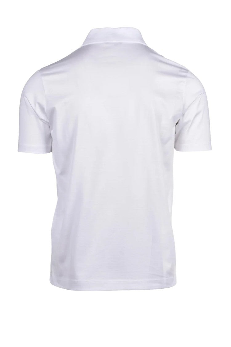 Paul & Shark White Cotton Polo Shirt