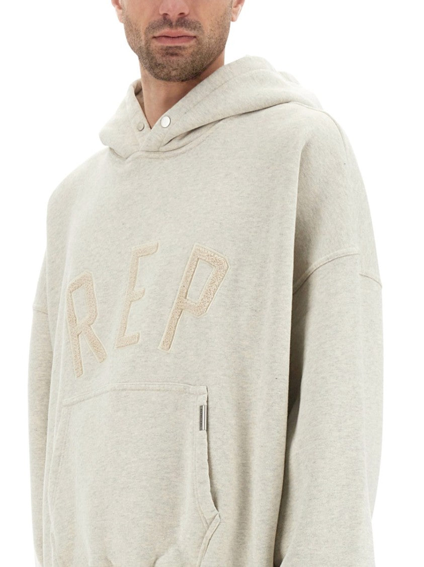 Represent Relaxed Fit Hoodie With Embroidered Logo