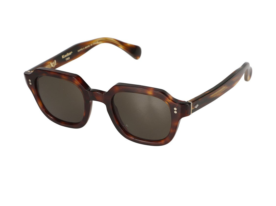 Kador Tortoiseshell Orbit Special-S Geometric Sunglasses