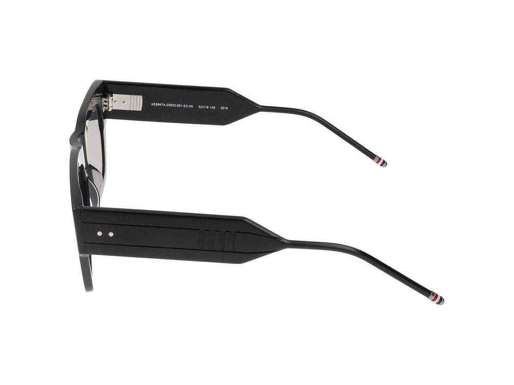 Thom Browne Rectangular Frame Sunglasses With Streamlined Titanium Temples