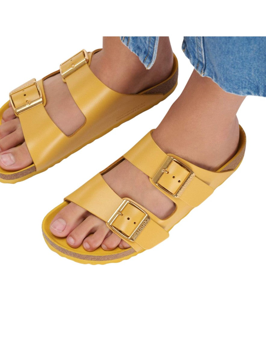Birkenstock Ochre Arizona Natural Leather Sandals