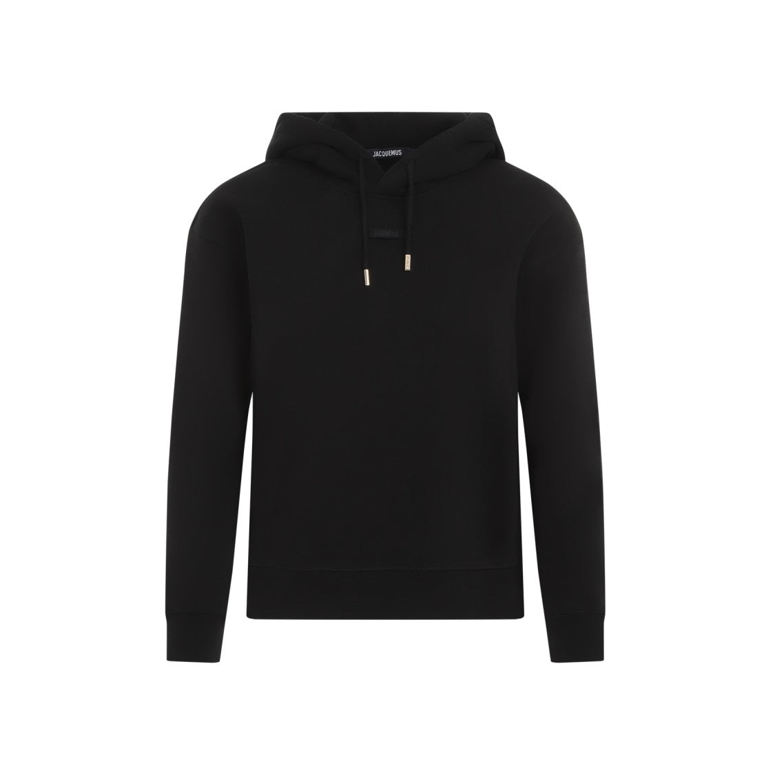 Jacquemus Minimalist Black Cotton Hoodie
